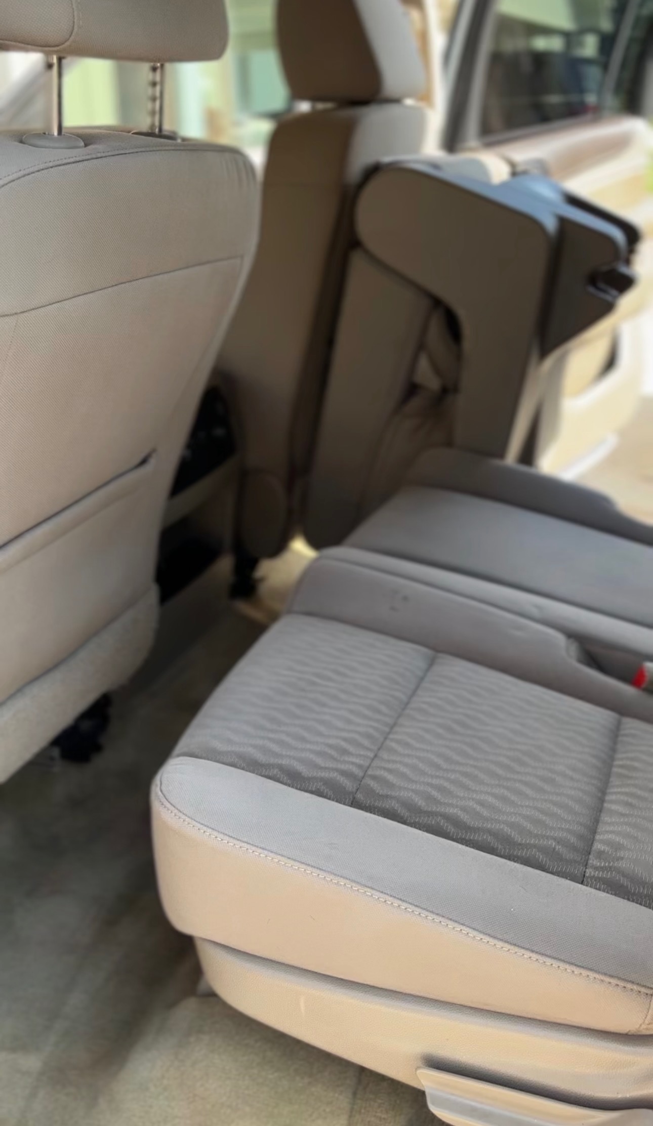 Vehicle interior after professional mobile detailing in Baton Rouge, LA